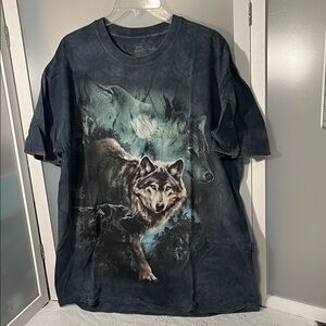 The Mountain Dark Blue Wolf Pack T-Shirt
